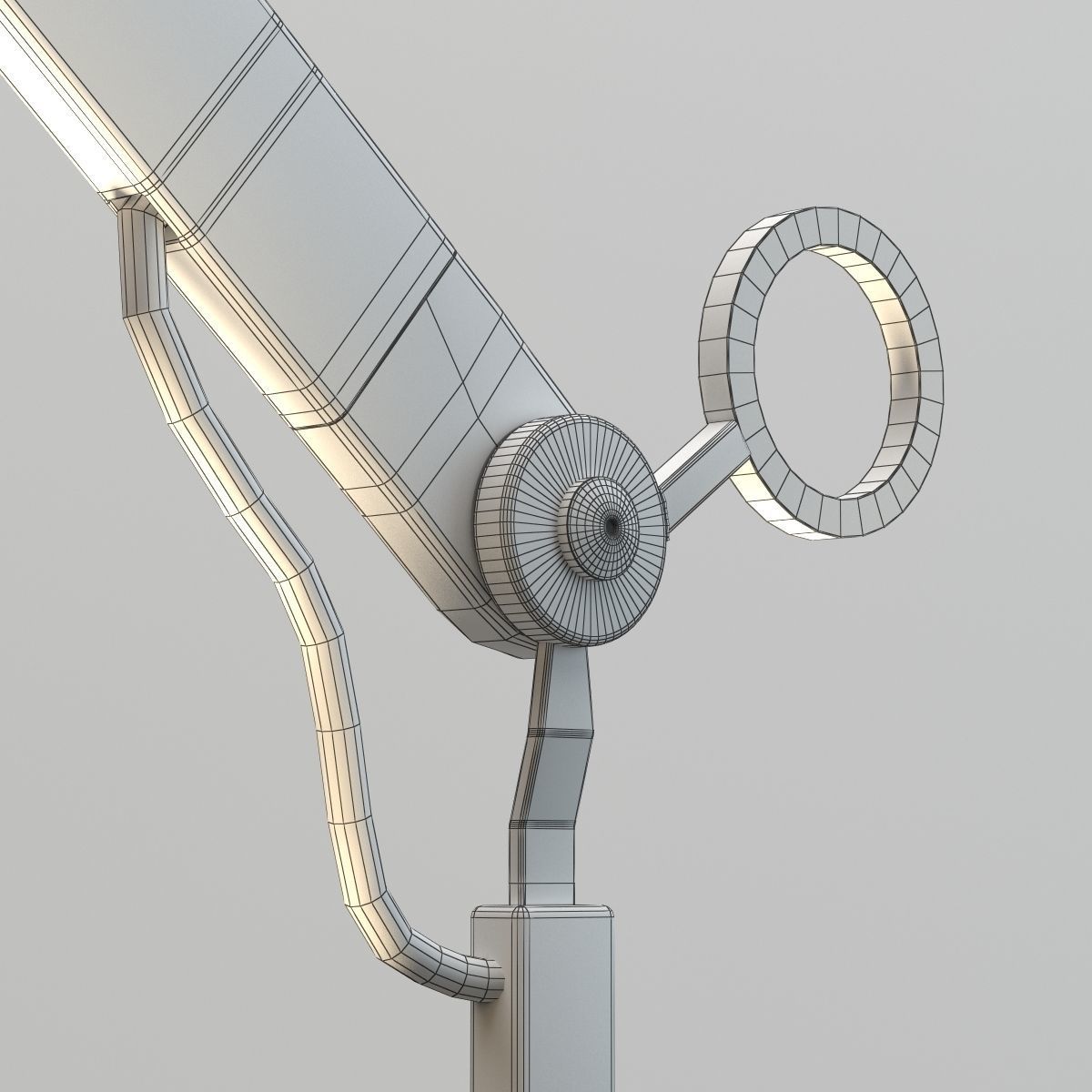 Eseo Brevi Table Lamp Low-poly 3D model_8