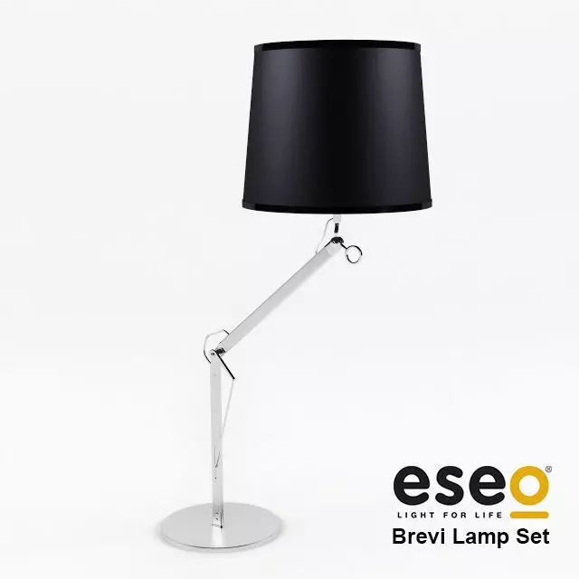 Eseo Brevi Table Lamp Low-poly 3D model_0