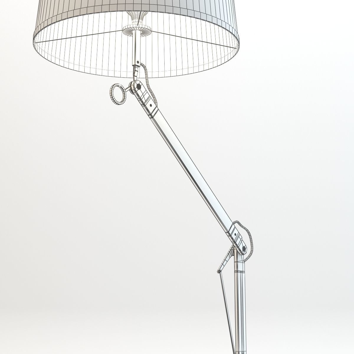 Eseo Brevi Table Lamp Low-poly 3D model_9