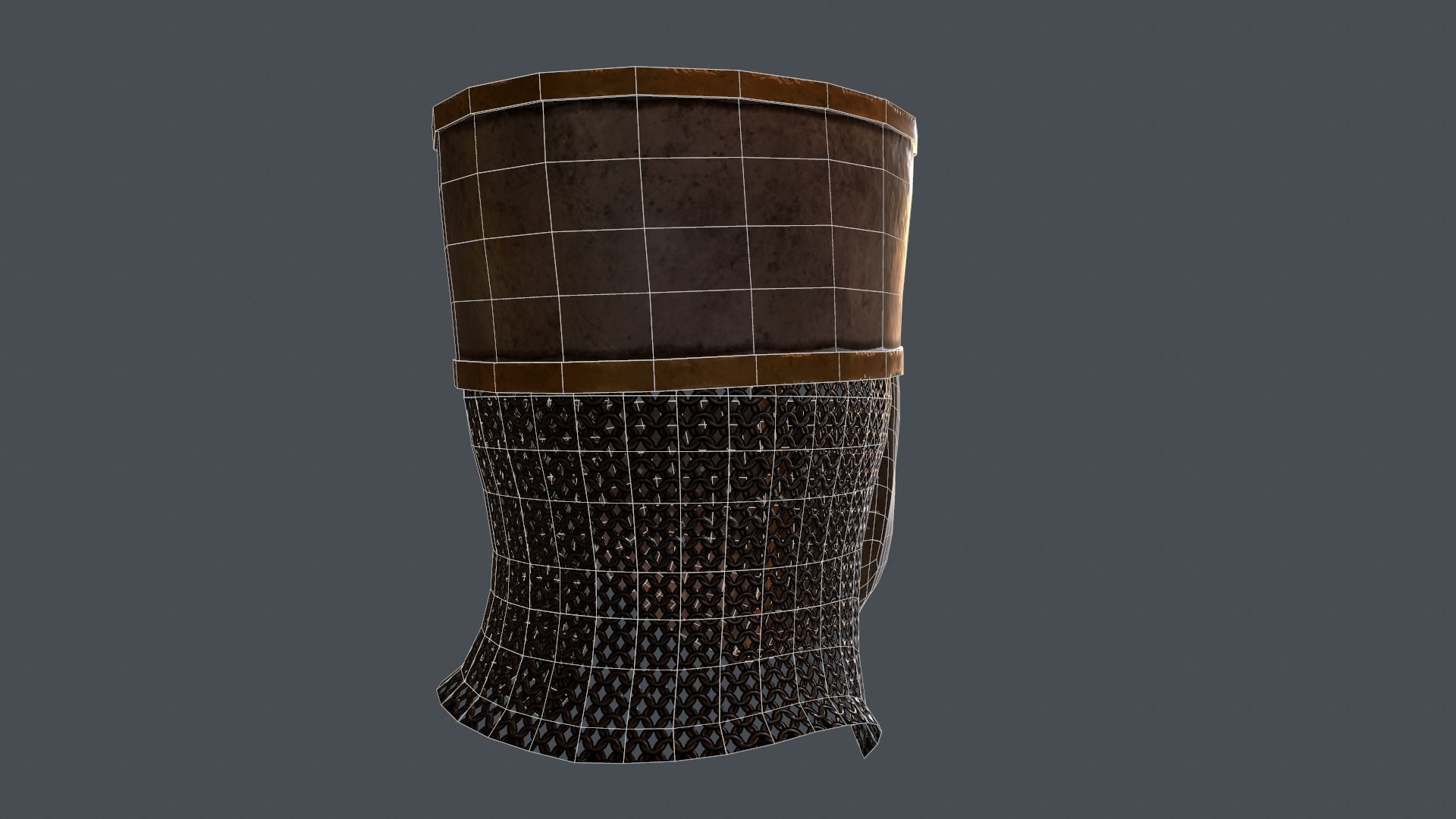 Helm No7 Free low-poly 3D model_10