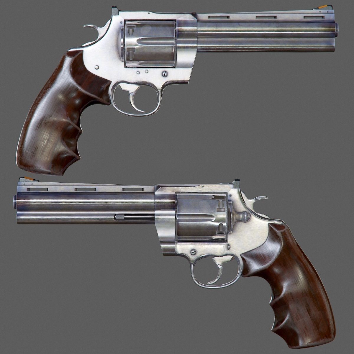 Colt Anaconda 3D model_2