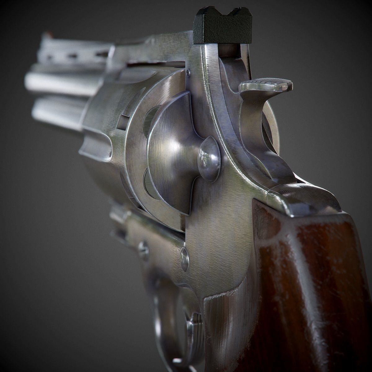 Colt Anaconda 3D model_4