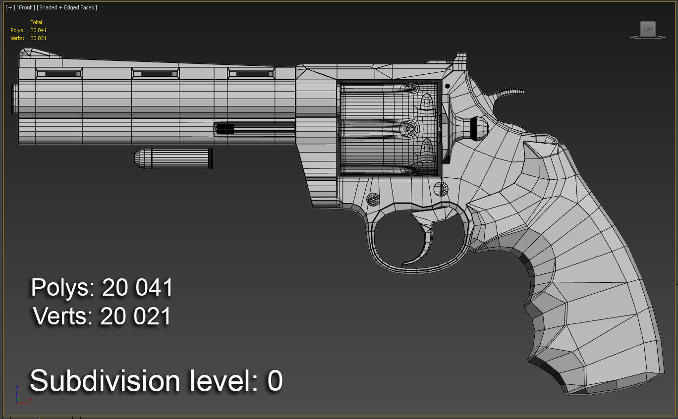 Colt Anaconda 3D model_18