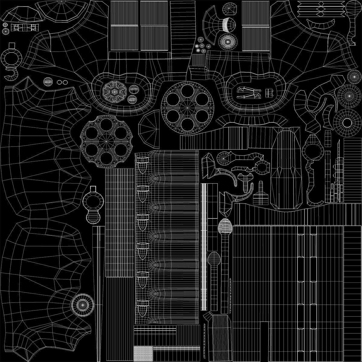 Colt Anaconda 3D model_21