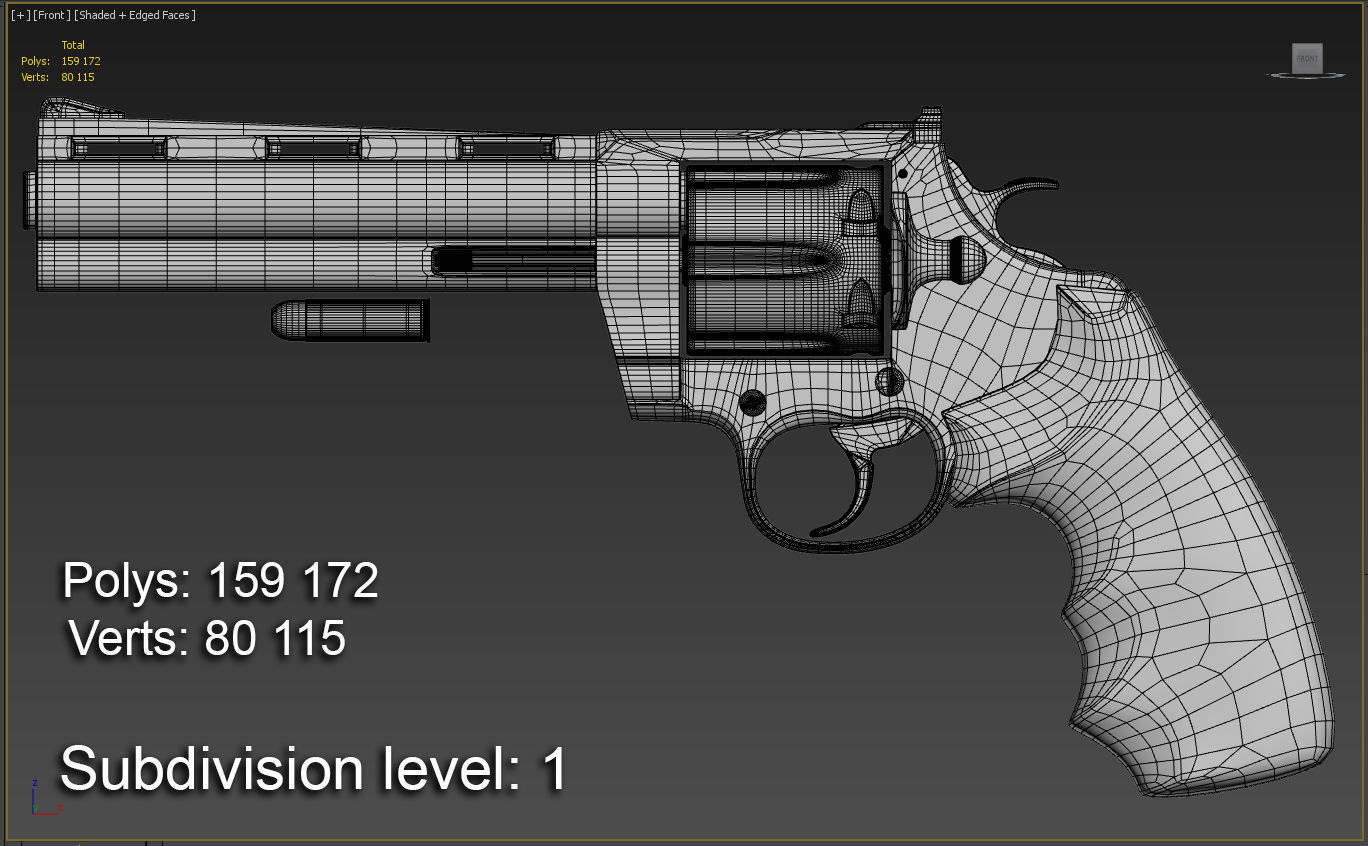 Colt Anaconda 3D model_19