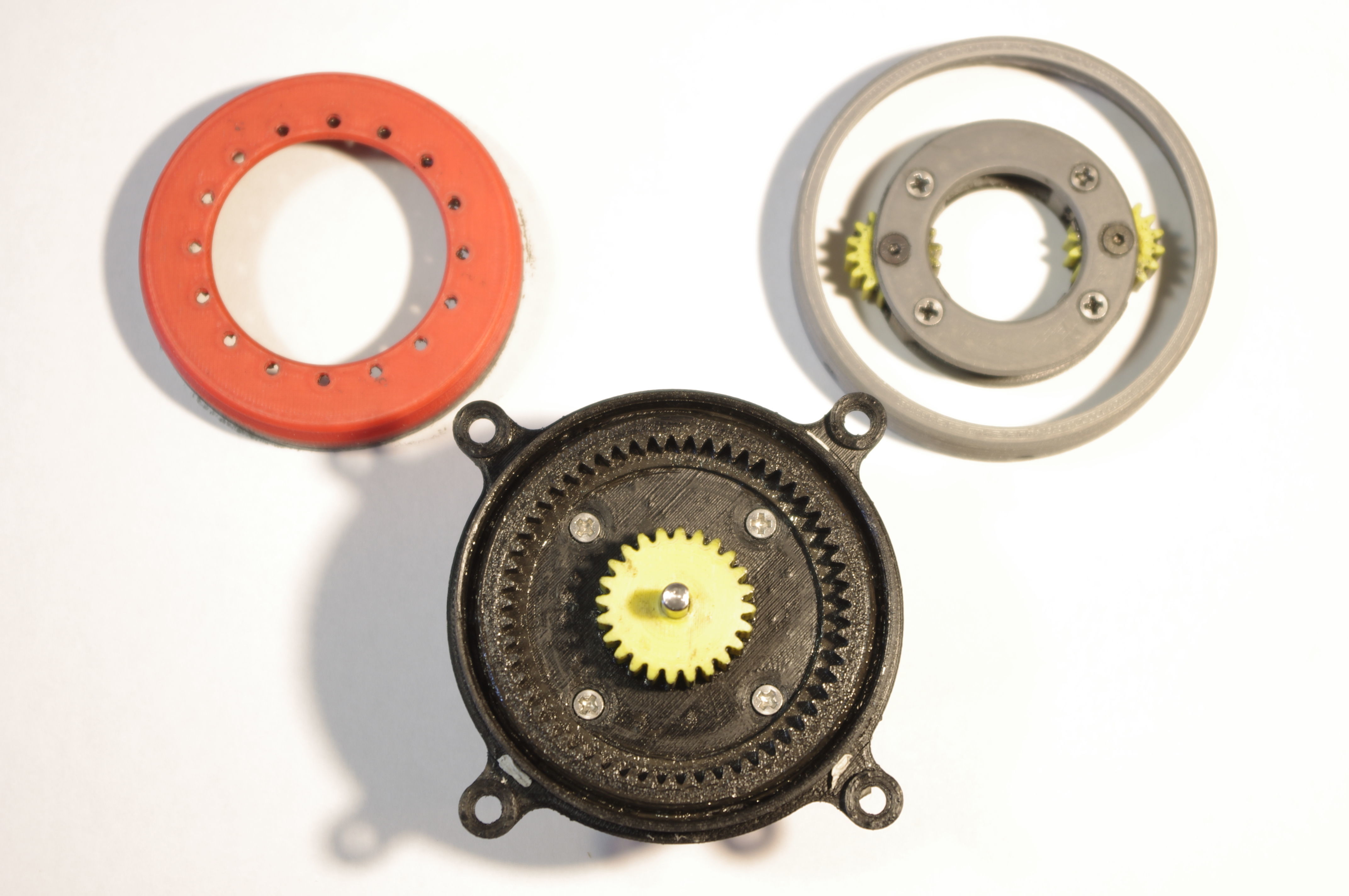 Split planetary reducer Free 3D print model_6