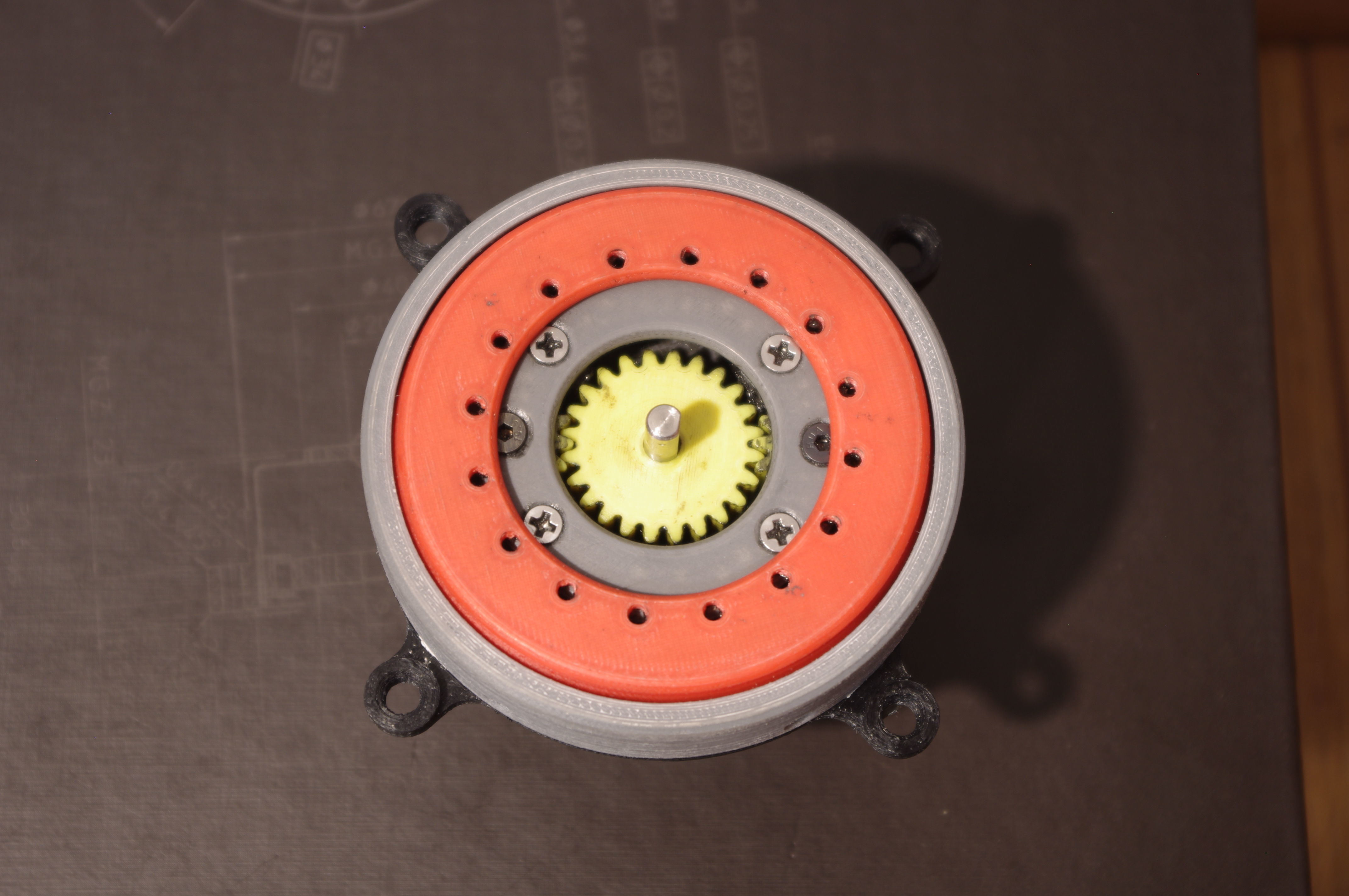 Split planetary reducer Free 3D print model_7