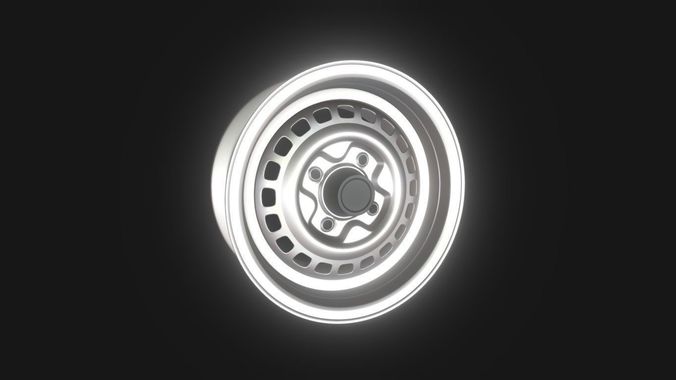 Volkswagen Steelie Wheel Free 3D print model