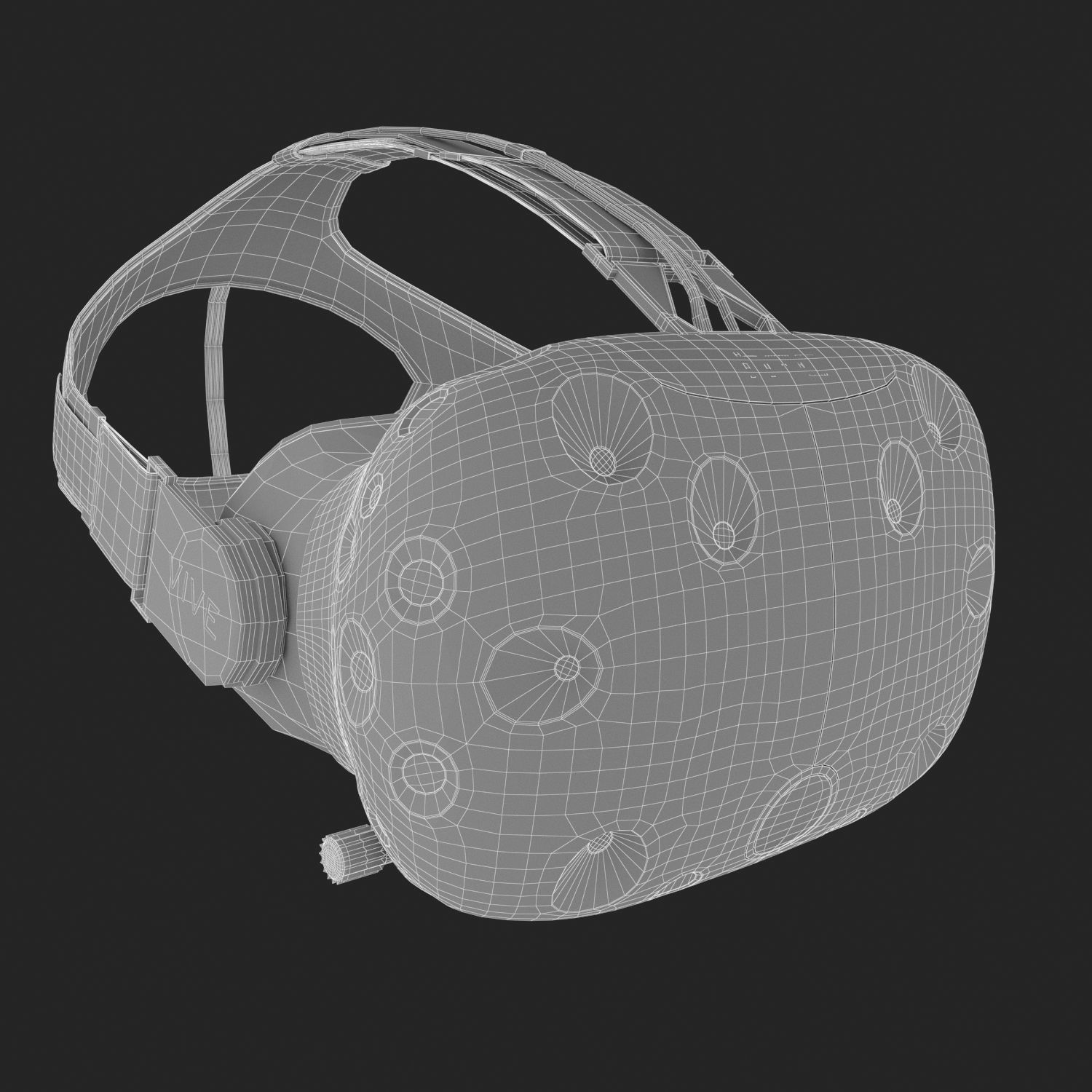 HTC Vive Headset 3D model_9
