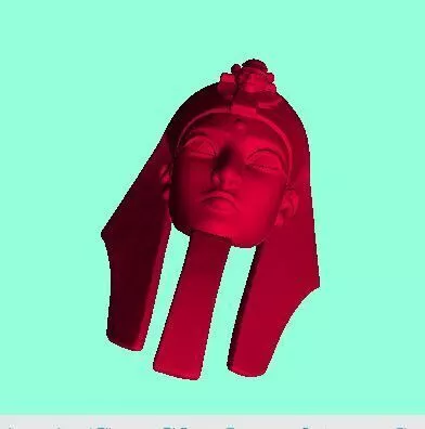 Egyptian Queen Tut Wall decor 3D print model