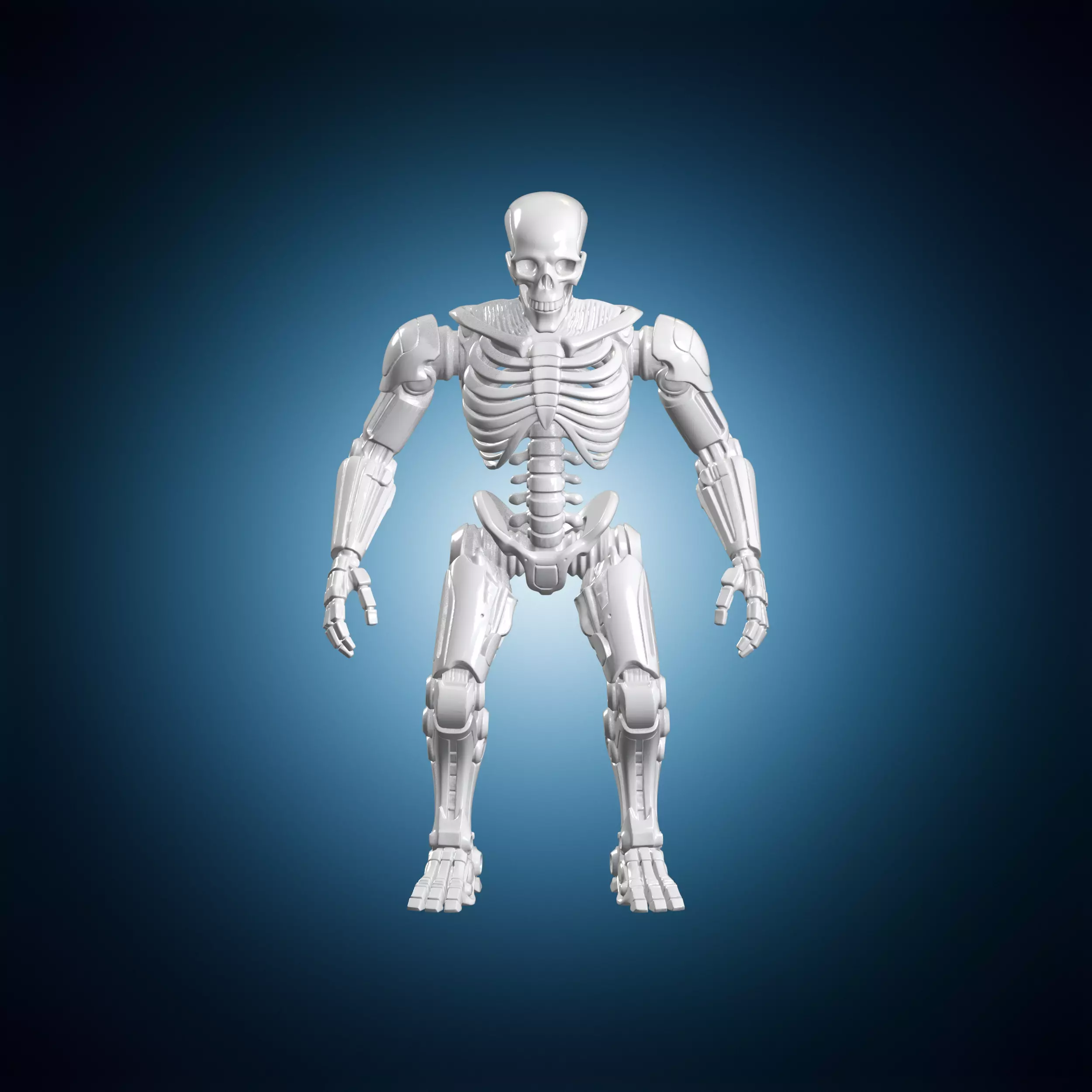 Necron Warrior 3D Print Model 3D print model