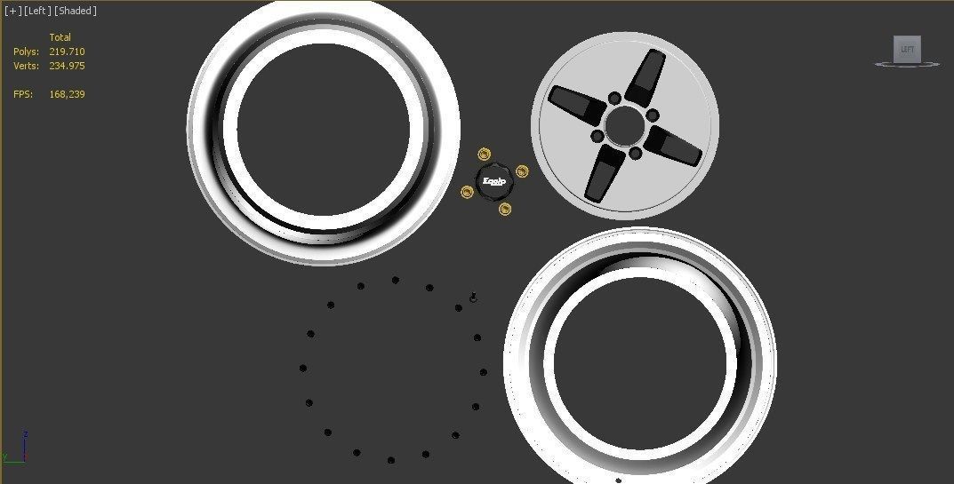 Work Equip 02 Oldschool 3D model_2