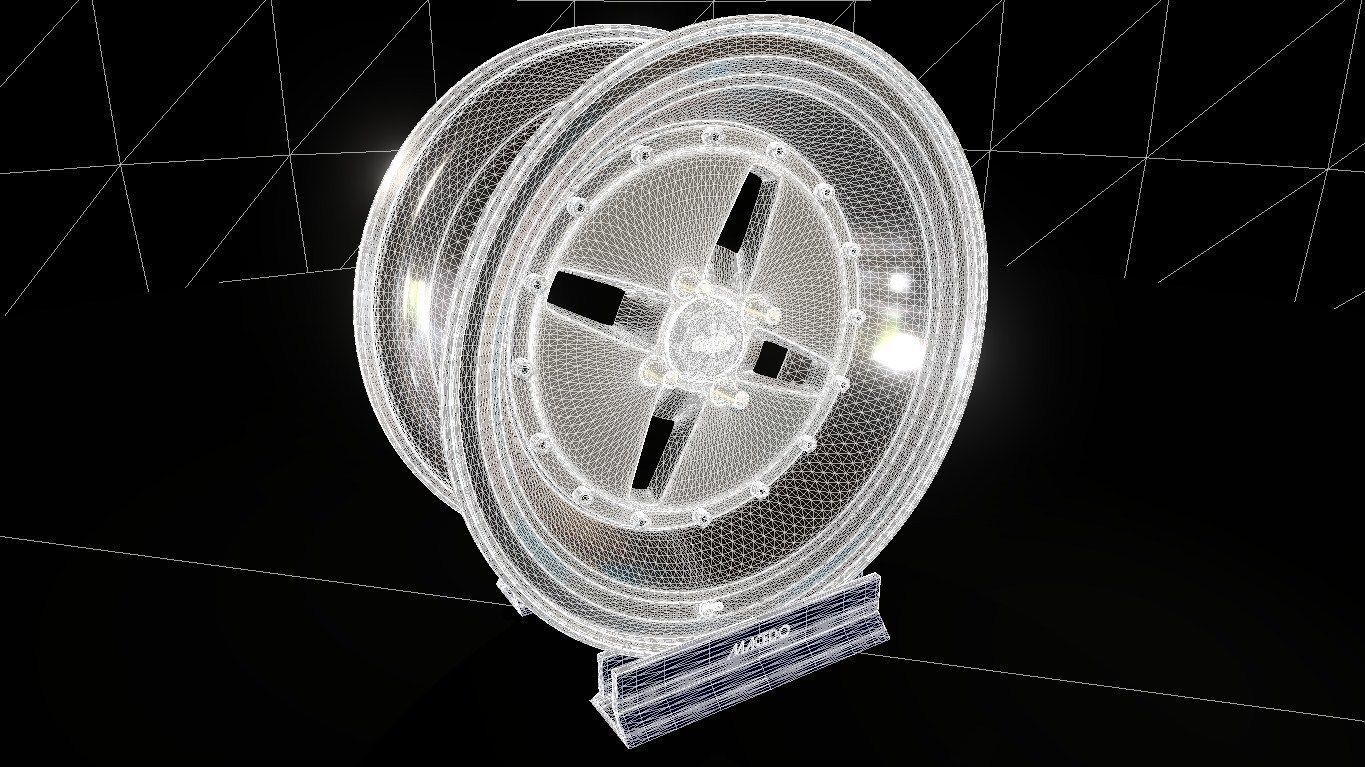 Work Equip 02 Oldschool 3D model_4