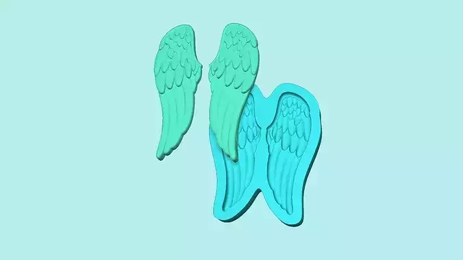 Wing Mold G Angel - Molding Maker Template