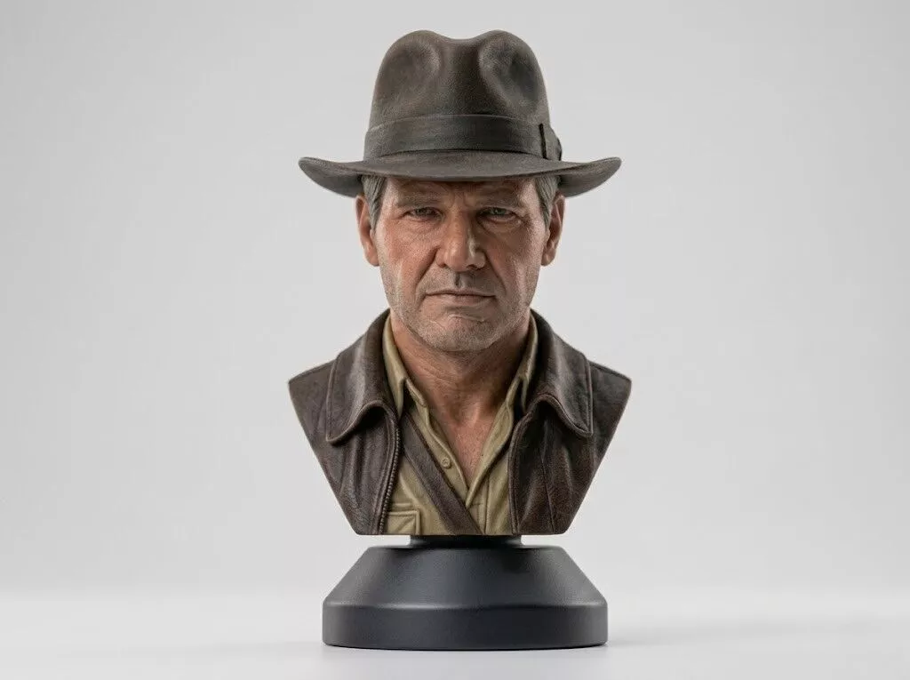 Indiana Jones 3D-Printable Bust 3D print model