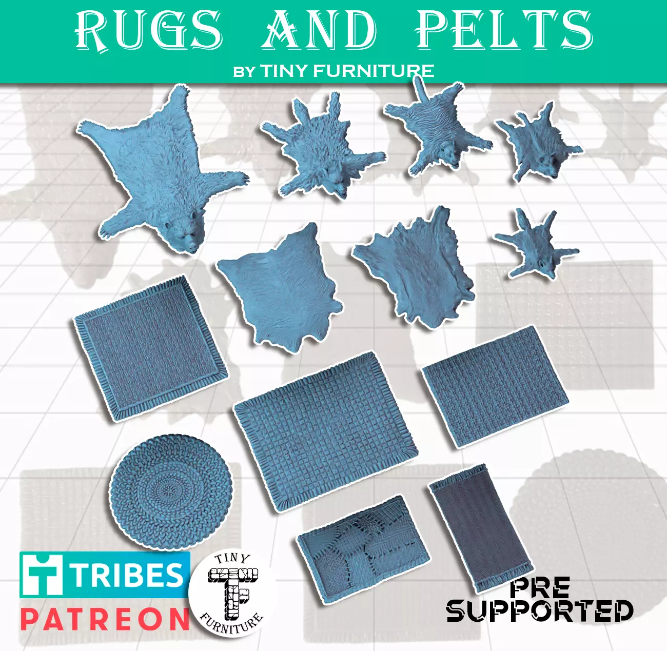 Rugs and Pelts 3D print model