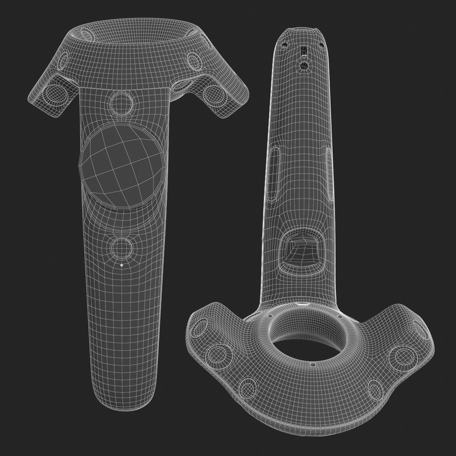 HTC Vive Handheld Controller 3D model_7