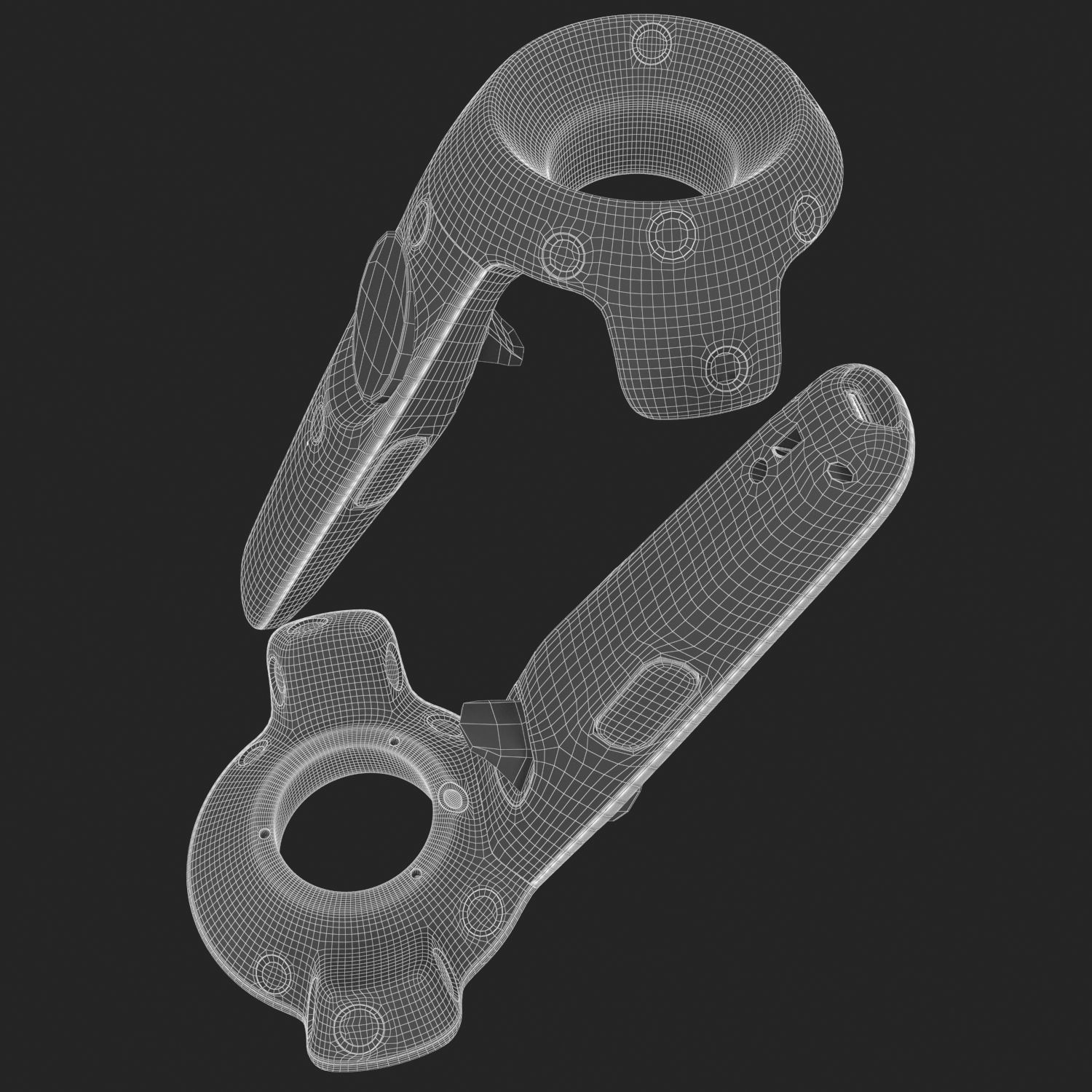 HTC Vive Handheld Controller 3D model_6