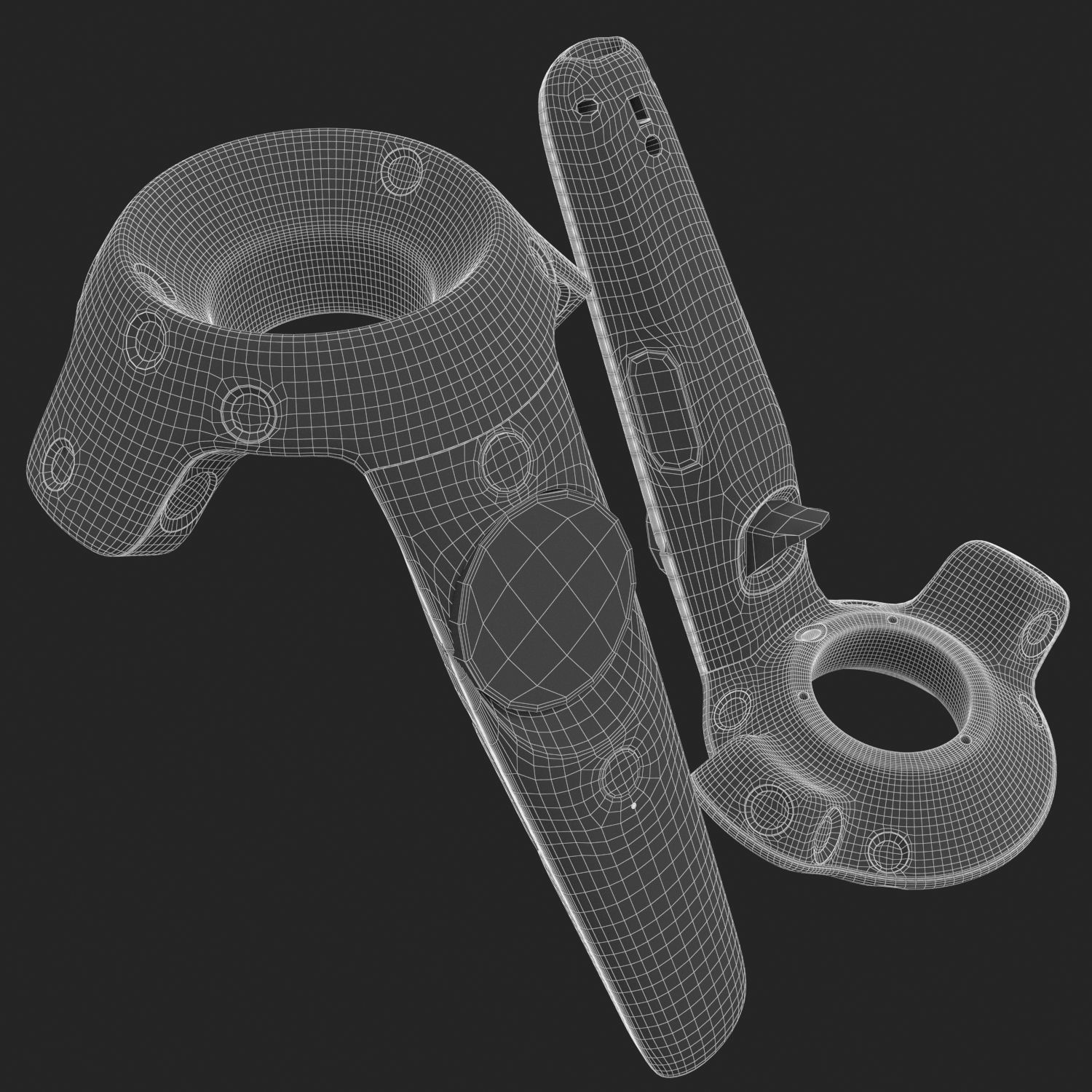 HTC Vive Handheld Controller 3D model_5