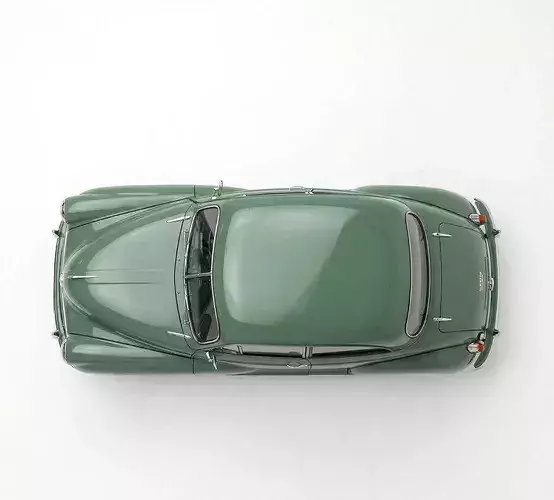 1950s Morris Minor 1000 Low-poly 3D model 5