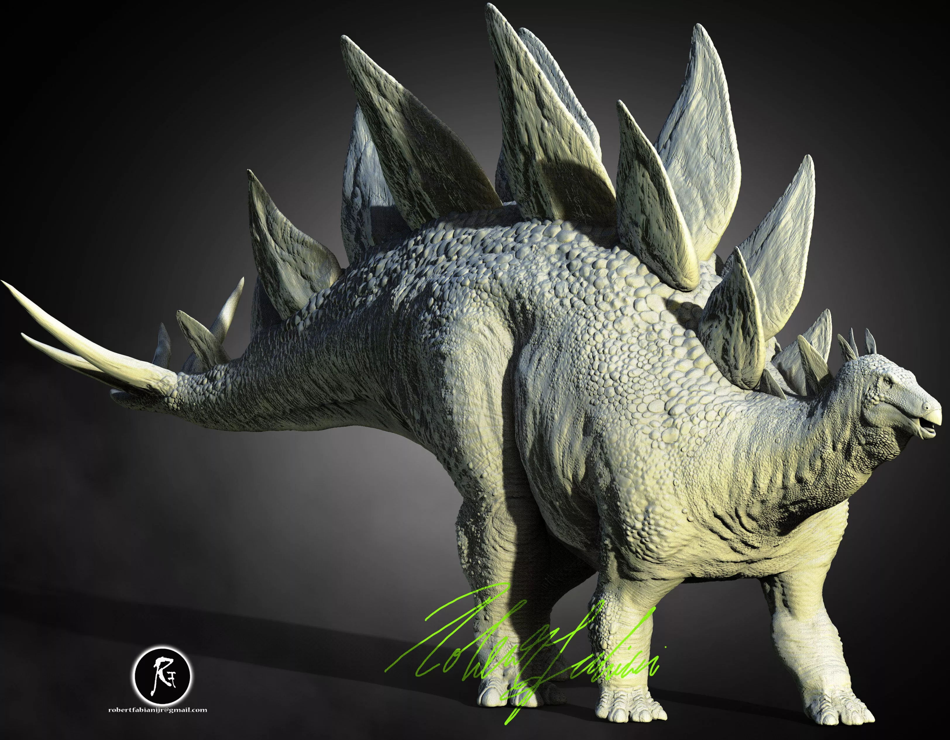 Stegosaurus 3D print model