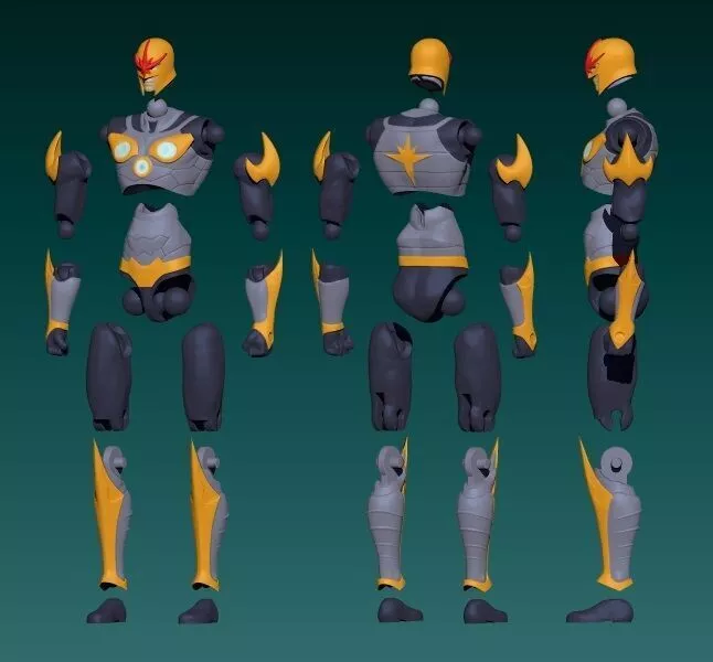 Nova - Articulado 3D print model