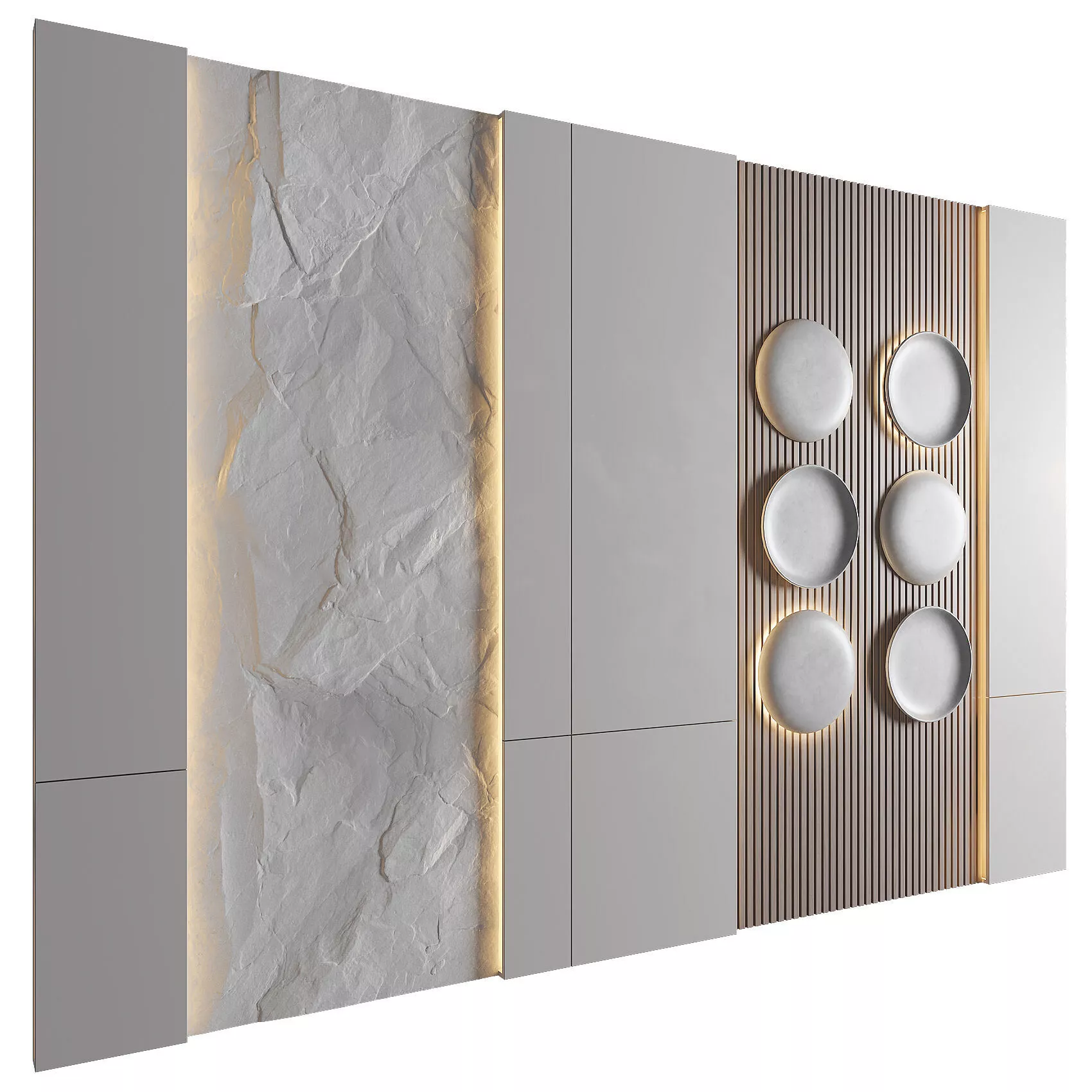 Wall Panel Decor 212 3D model