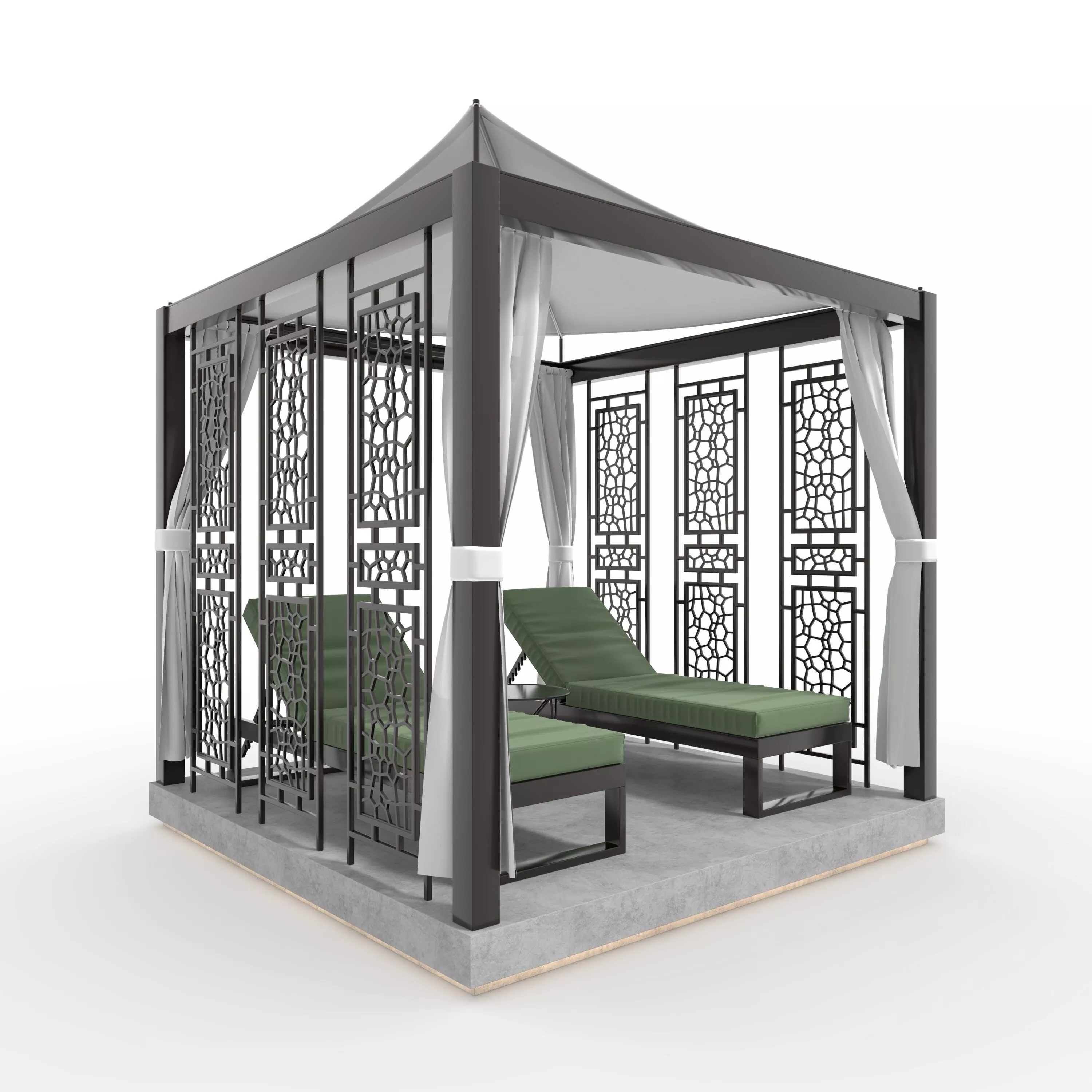 Poolside Cabana 22 3D model