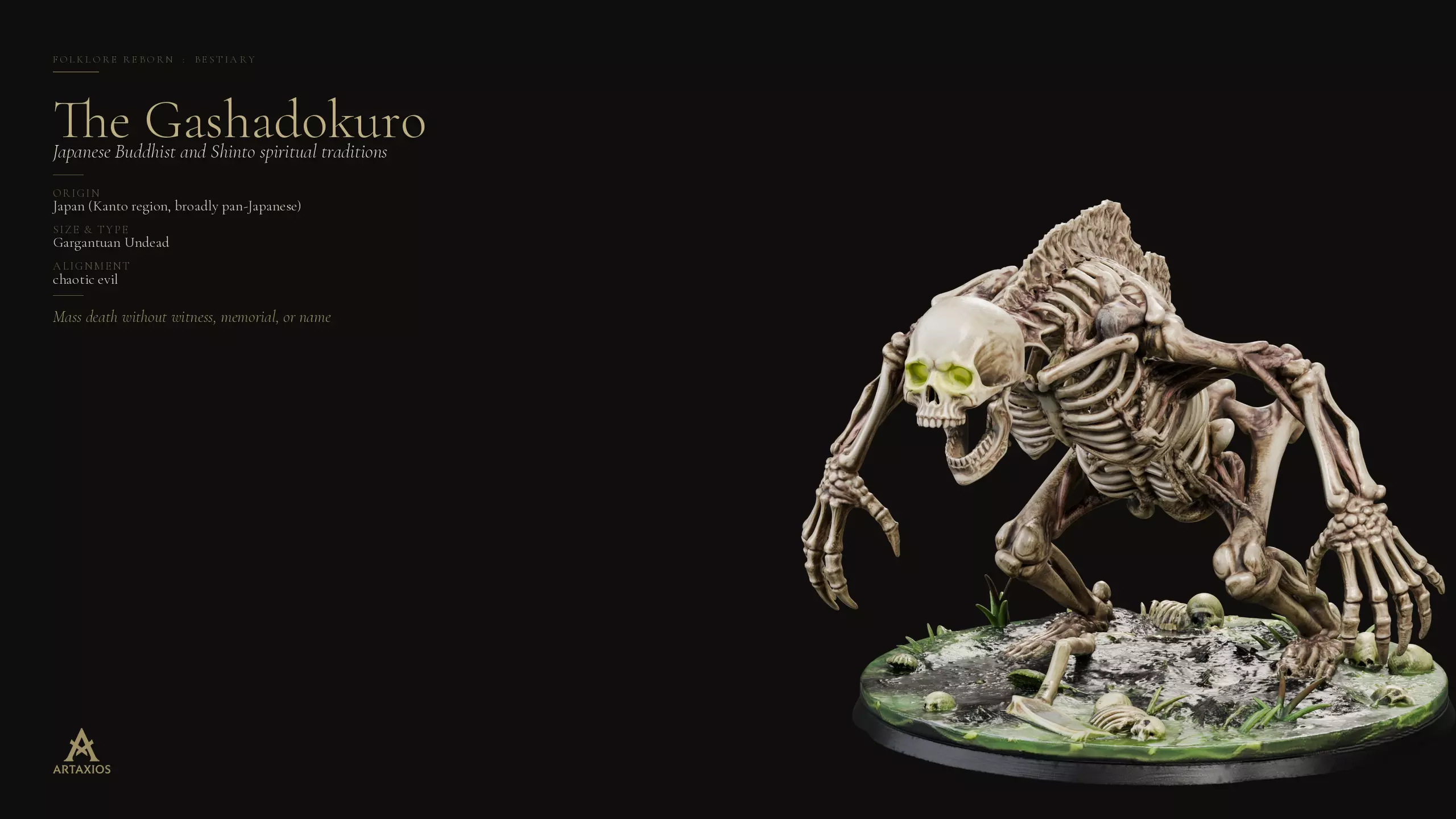 The Gashadokuro of Folklore Reborn Bestiary 3D print model