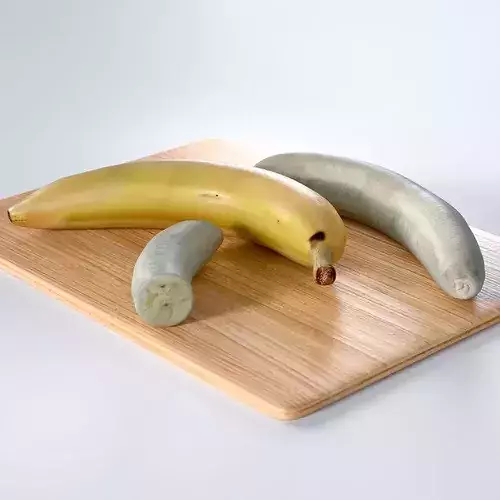 Banana Photorealistic PBR Multiple Variations