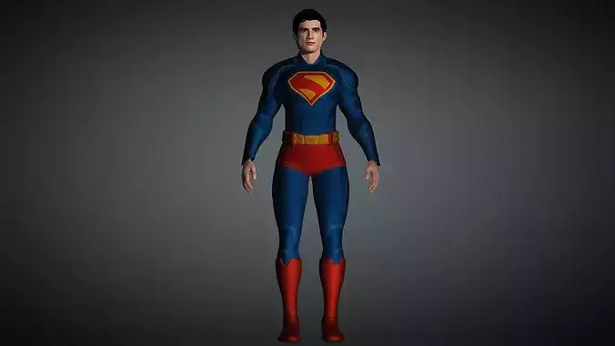 Superman Rig Model Superman David Corenswet free 3D model rigged | CGTrader