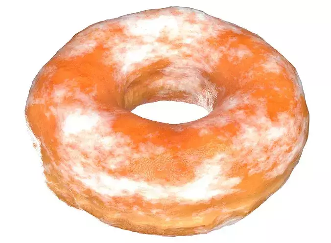 Doughnut PBR Low-poly 3D model 5