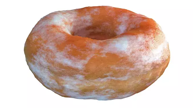 Doughnut PBR Low-poly 3D model 2