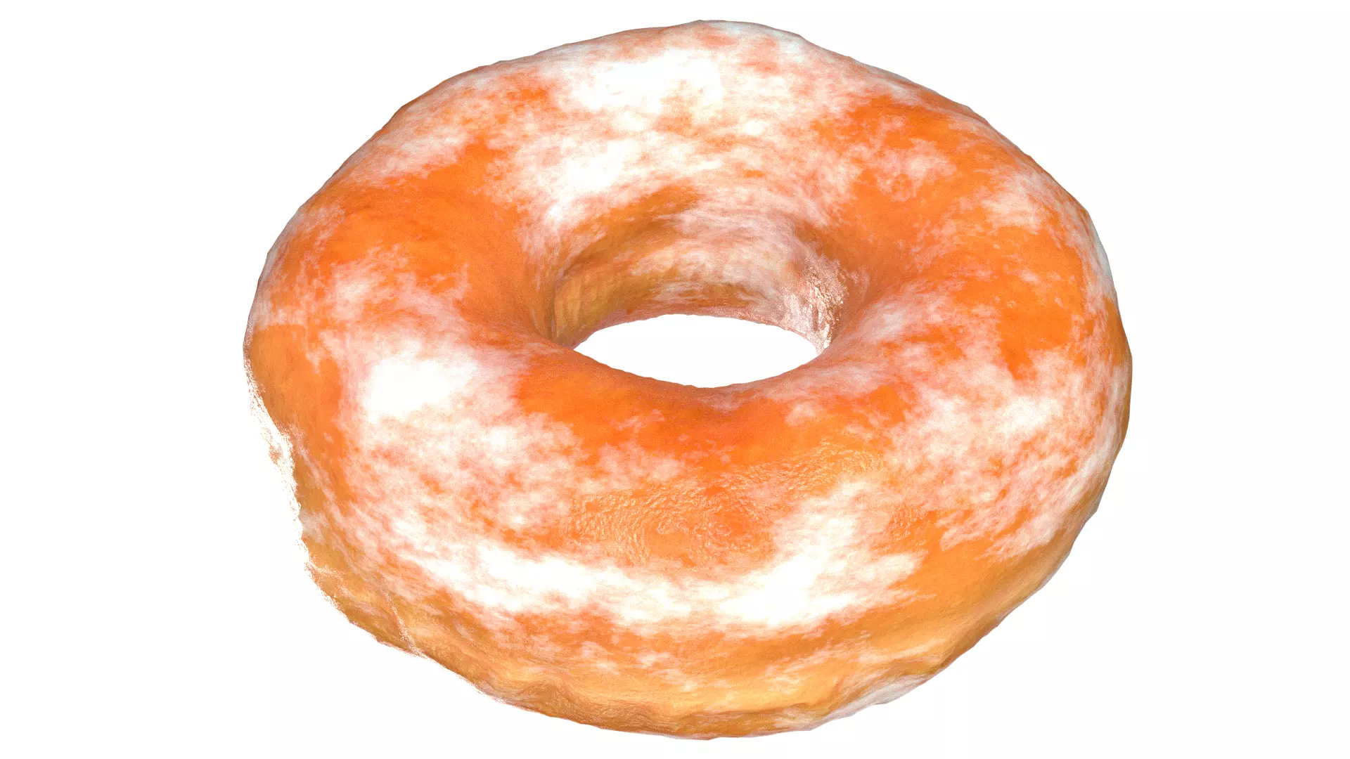 Doughnut PBR Low-poly 3D model