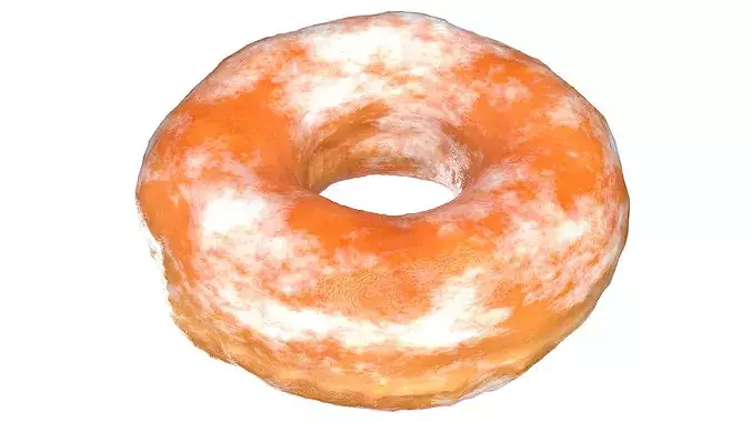 Doughnut PBR Low-poly 3D model