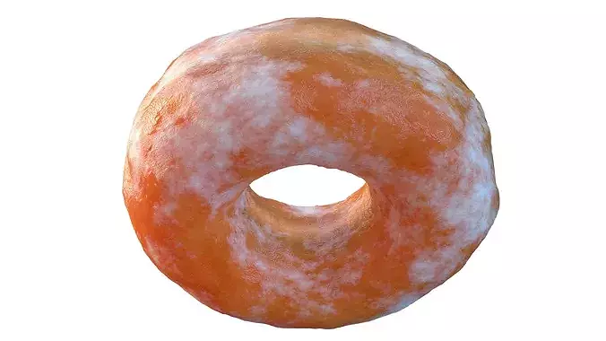 Doughnut PBR Low-poly 3D model 4