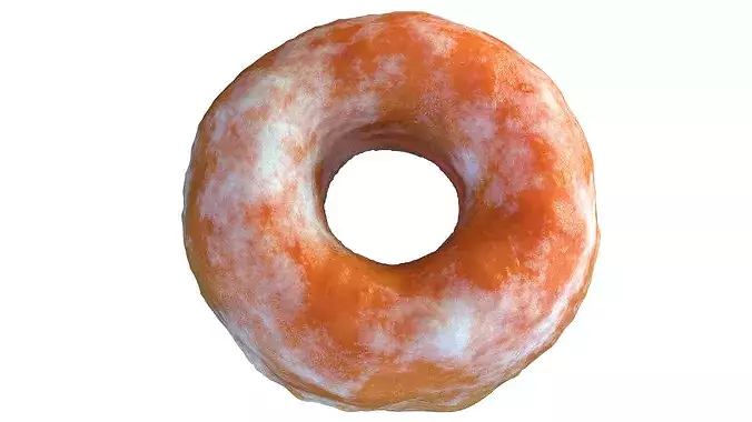 Doughnut PBR Low-poly 3D model 3