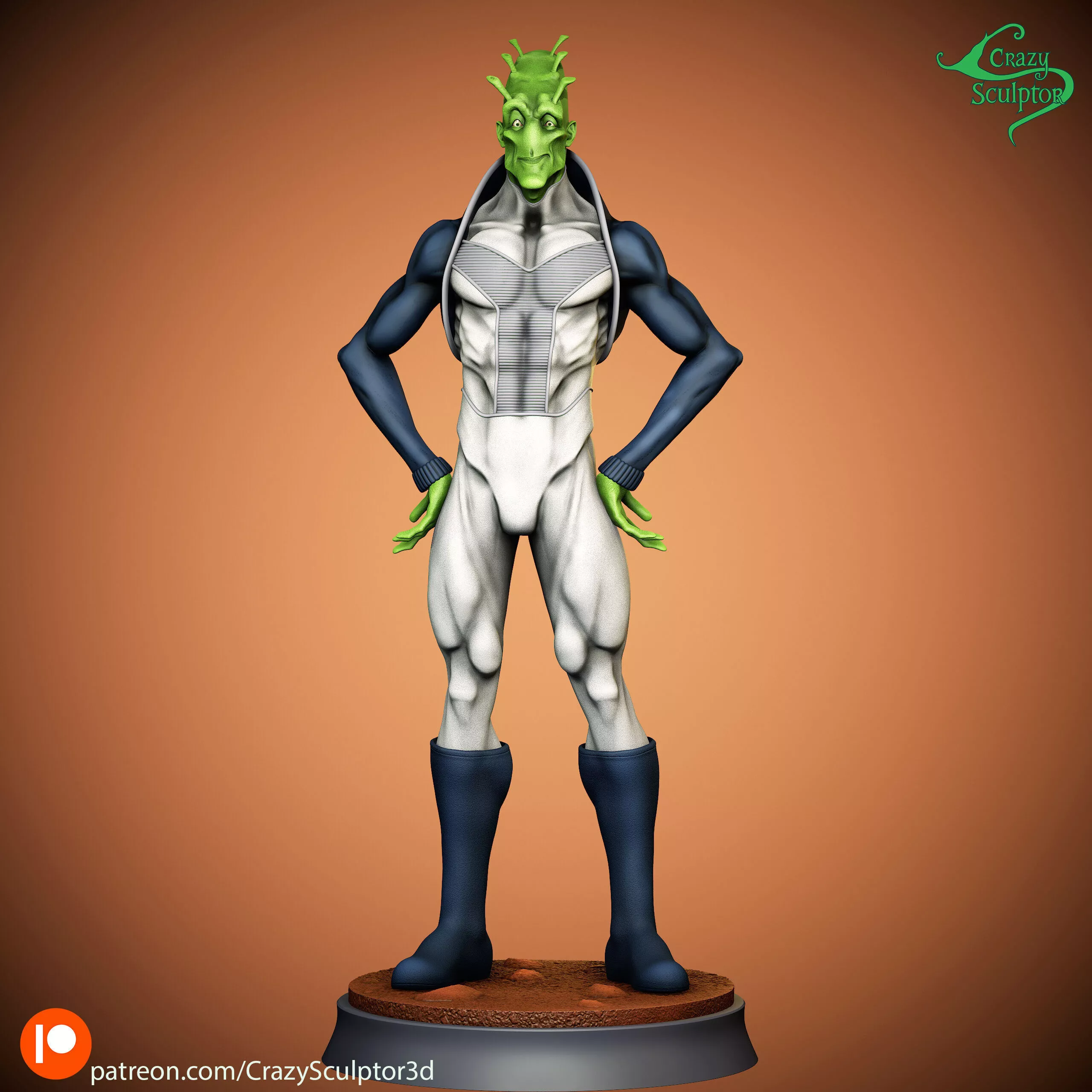 Martian Man from comics Invincible 3D print model