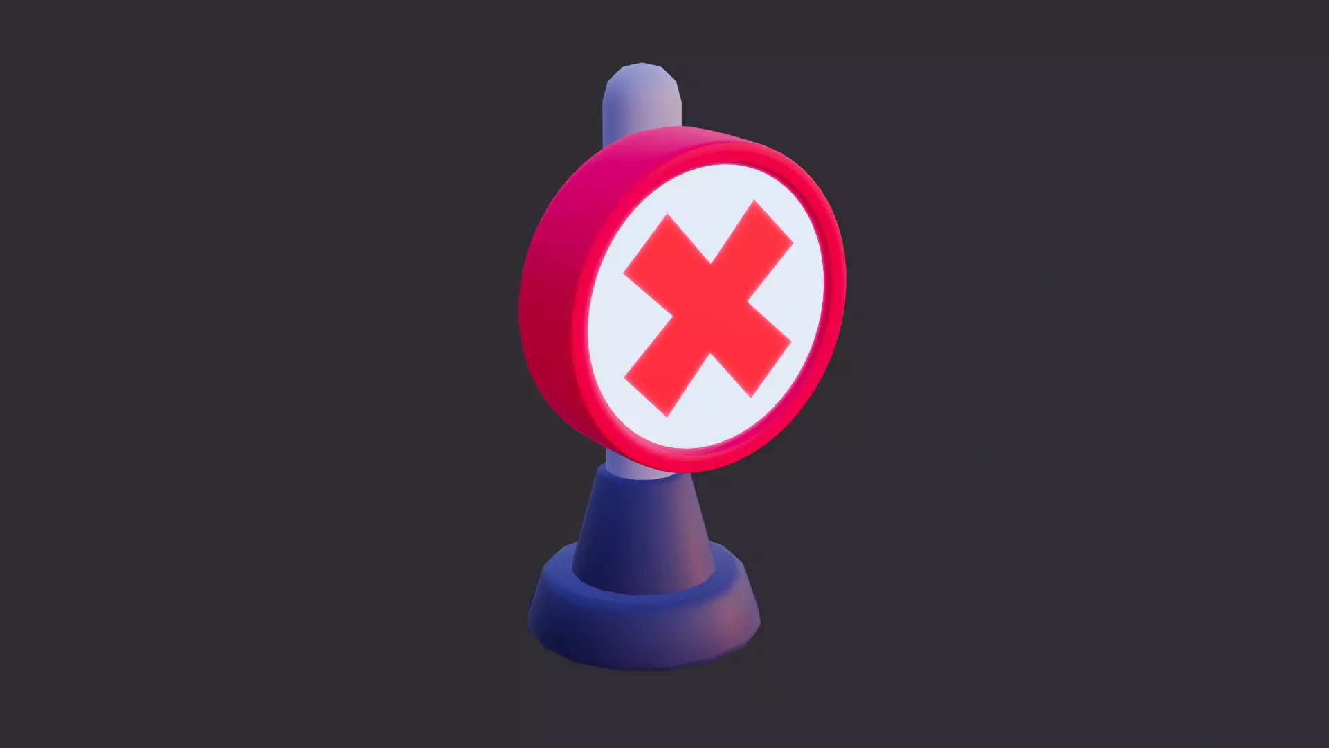 Low Poly Stylized Potted Plant 3D model