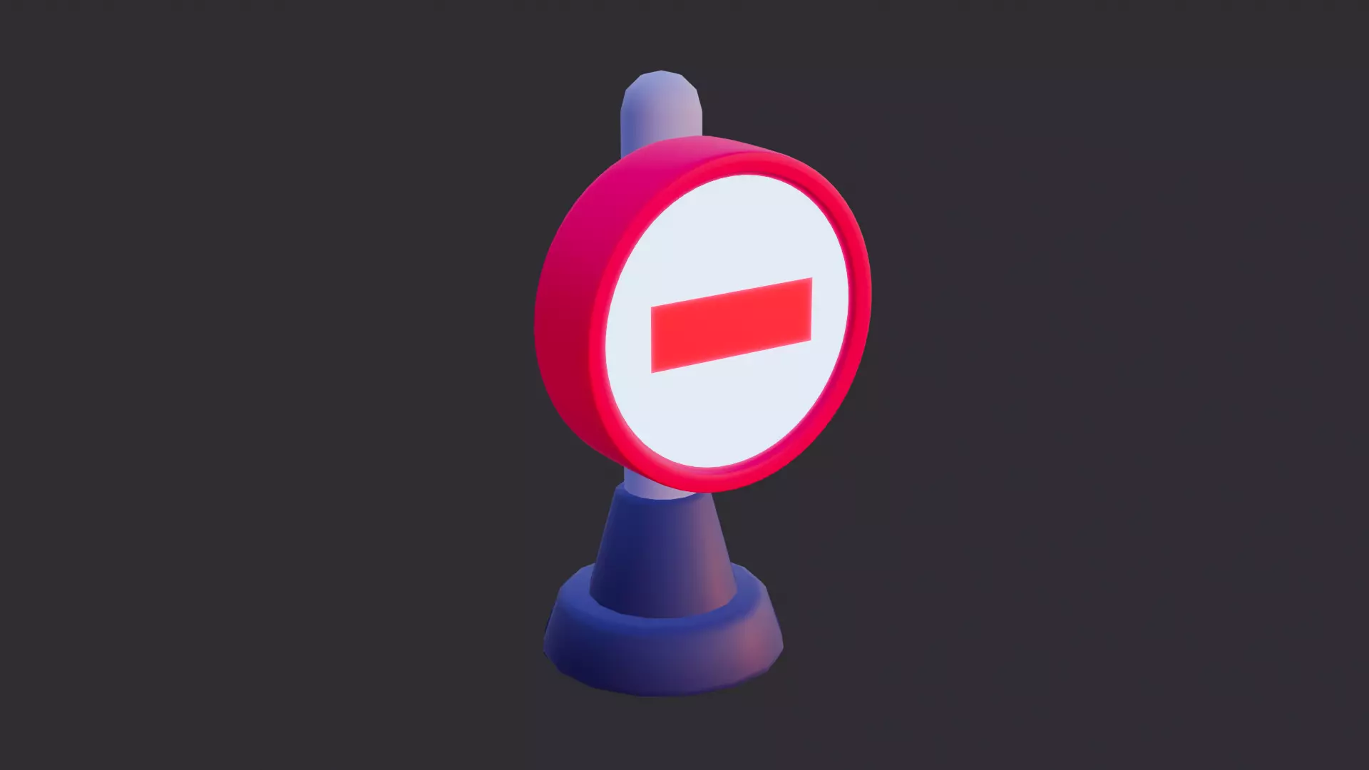 Low Poly Stylized Potted Plant 3D model