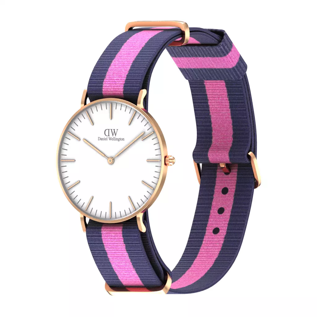 Daniel Wellington Classic Winchester Rose Gold Tone Low-poly 3D model