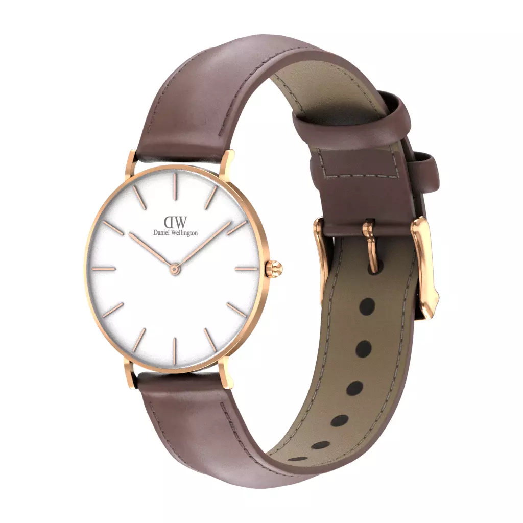 Daniel Wellington Petite Stmaves Rose Gold Tone Low-poly 3D model