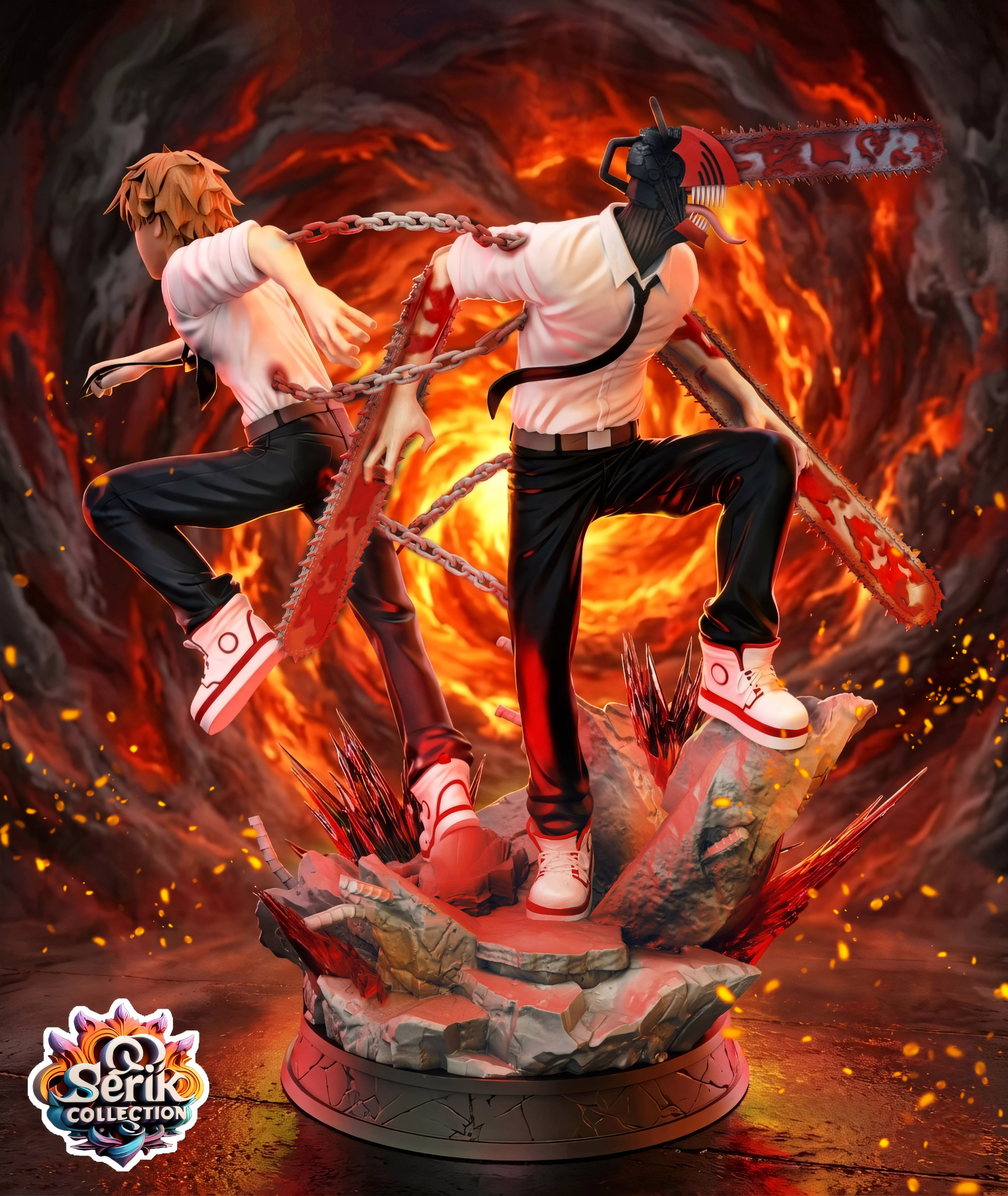 DENJI - CHAINSAW MAN 3D print model