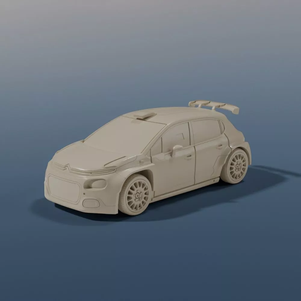 Citroen C3 Rally 3D print model