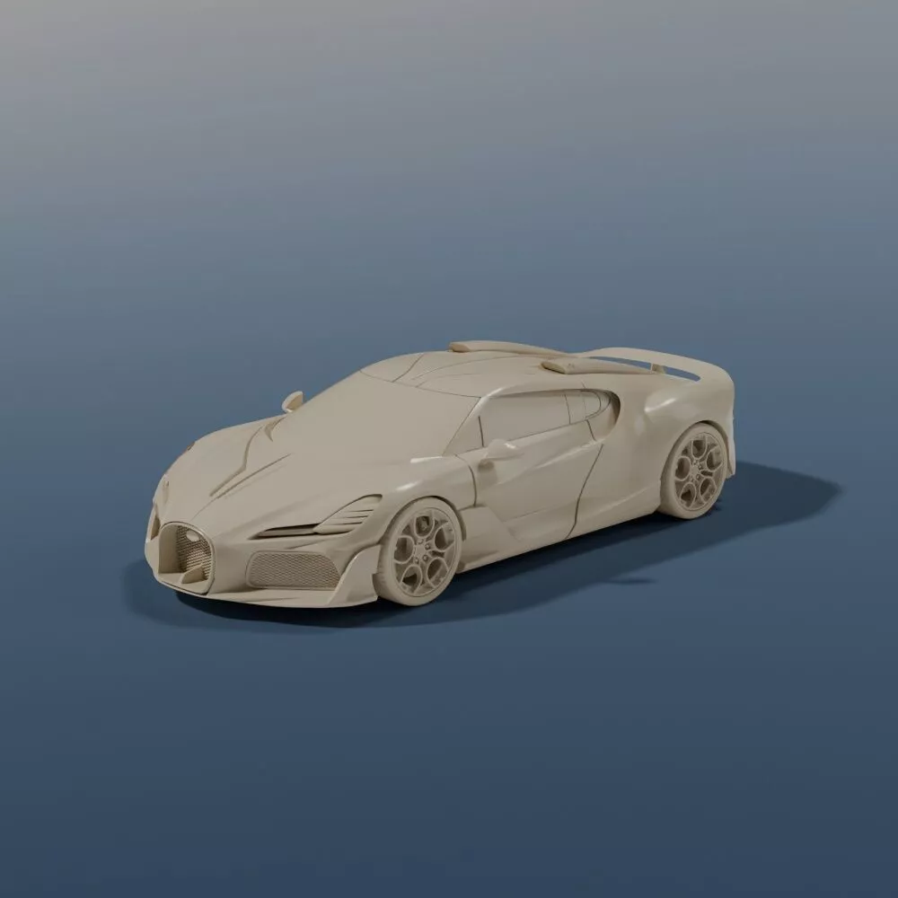 Bugatti Brouillard 3D print model