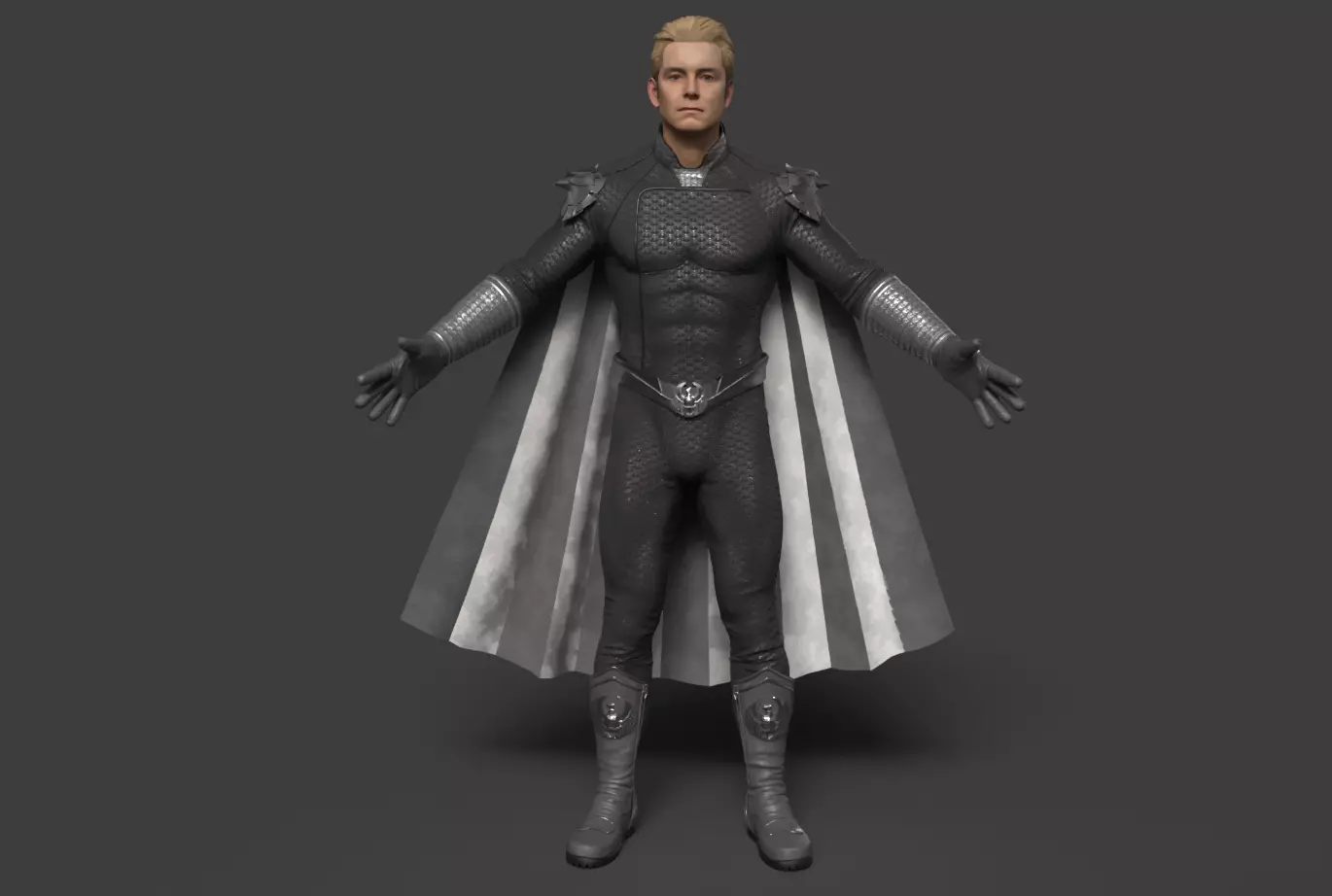 Homelander Black Suit 3d Model Low-poly 3D model