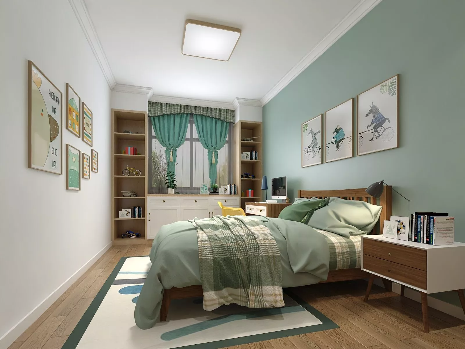 Child Bedroom Design with Toys 3D model