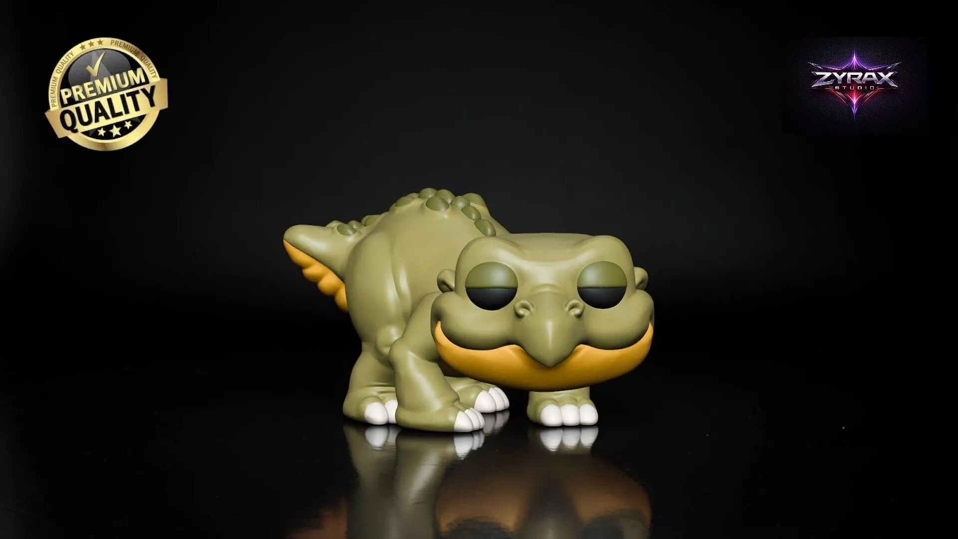 Spike Funko STL The Land Before Time Figure Cute Dinosaur 3D 3D print model