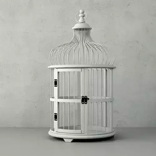 Belen Decorative Cage by ZARA HOME 3D model