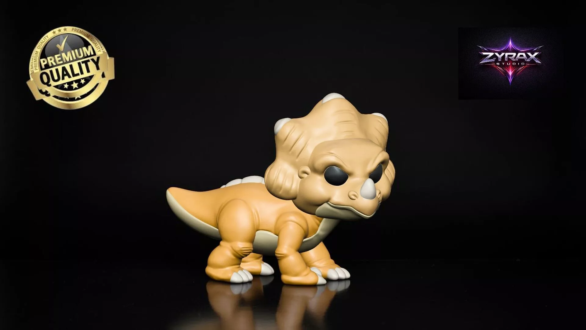 Cera Funko STL The Land Before Time Figure Cute Dinosaur 3D 3D print model